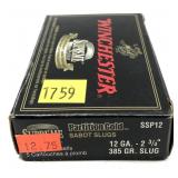 Box of 12 Ga. 2.75" Winchester partition gold