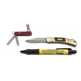 Lot, Victorinox multi folding knife and Sharp