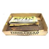 Lot: Assorted License plates - NY, NJ, and MA