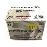 Box of .22 LR. 40-grain Federal Automatch