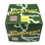 Box of Remington .22 LR Cartridges, over 450 rds.