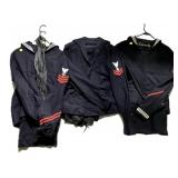 Lot: 3 U.S. WWII Navy Shirts