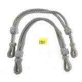 Lot: 2 German WWII Visor Cap Cords