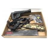 Lot: AR Parts, stock, slings and other gun parts