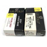 Lot: 2 Leupold Base and Mount rings in boxes