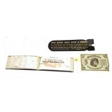 Lot: House of Rep. Checks and Ephemera