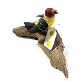 Roesser Doc Western Tanager 1977, wooden carved