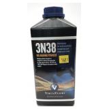 1 lb. bottle of Vihtavuori 3N38 reloading powder,