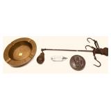 Lot: National Lead Co. Ash tray, scale parts and