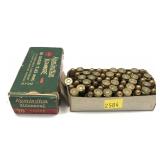 Box of Remington .30 Luger Cartridges, over 45