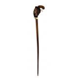 Wooden Hand carved Chief cane/ walking stick
