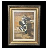 19" x15" O/B signed Daniel Logï¿½ - Framed