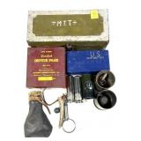 Lot: Assorted Military Containers, snake bite
