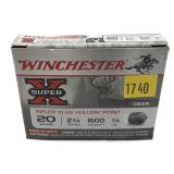 Box of 20 Ga. 2.75" rifled HP slugs, 5 Rds.