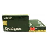 x2- Boxes of 12 Ga. 3" rifled Remington slugs -