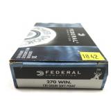 Box of .270 WIN. 130-grain SP Federal cartridges,