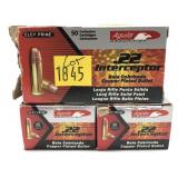 150 Rds. of .22 LR. Aguila cartridges, 150 Rds.