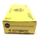 Box of .45 Auto 230-grain MC UMC Remington