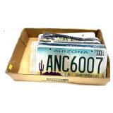 Lot: assorted license plates