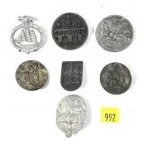 Lot: 7 German Tinneys
