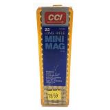 Box of .22 LR. CCI Mini-Mag cartridges, 100 Rds.