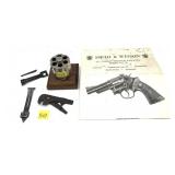 Lot, Colt revolver cylinder desk display, sights,