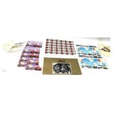 Lot: Sheets of Stamps and used stamps