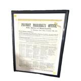 Copy/ Print of a 1863, Salem, MA Newspaper