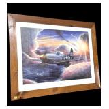 Frames print, "Into the Danger Zone"  by