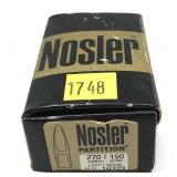 Box of .270 Cal. 150-grain nosler partition