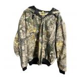 Schmidt Camo Hooded jacket, size 2XL
