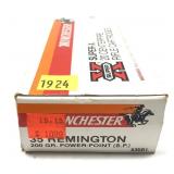 Box of .35 REM 200-grain Power-Point Winchester