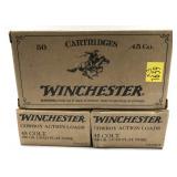 x3- Boxes of .45 Colt 250-grain lead flat nose