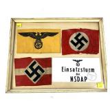 Lot: 4 WWII German Arm bands