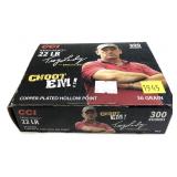 Box of .22 LR. HP CCI Mini-Mag cartridges, 300 Rds