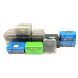 Lot, assorted plastic ammo cases includes: