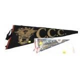Lot: 2 Civil Conservation Corps Pennants