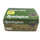 Box of 20 Ga. 3" No. 6 Remington turkey loads,
