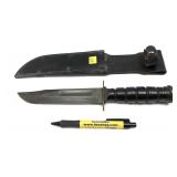 U.S. Camillus fighting knife with scabbard