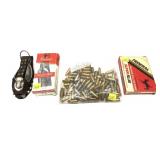 Lot: Bag of 9mm Luger cartridges (over 50 rounds),