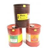 Lot: 3 Empty Hercules powder cans