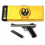 Ruger Mark II Target Stainless .22 LR. Semi-Auto