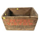 Peters shotshell wooden ammo crate,