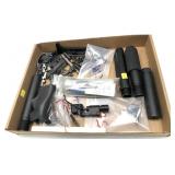 Lot: Assorted gun parts, triggers, bolts and more