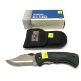 Schrade Old Timer 470T folding knife with sheath