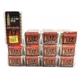 x12- Boxes of .17 Mach 2 15.5-grain NTX Hornady