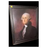 Framed George Washington Print,