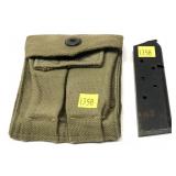 U.S Military .45 cal. Magazine in mag pouch