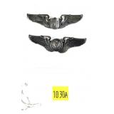 Lot: U.S. Pilots Wings and Air Crew Wings, both