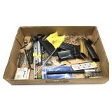 Lot; Mixed gun parts, magazine and scope side